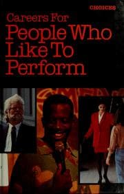 Tapa de Careers for people who like to perform