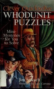 Tapa de Clever quicksolve whodunit puzzles