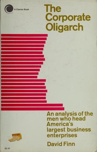 Tapa de The corporate oligarch