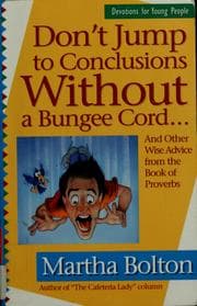 Tapa de Don't jump to conclusions without a bungee cord