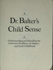 Tapa de Dr. balter's child sense