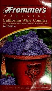 Tapa de Frommer's portable California wine country