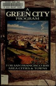 Tapa de A green city program for San Francisco Bay area cities and towns