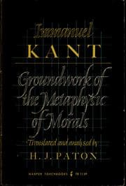Tapa de Groundwork of the metaphysic of morals
