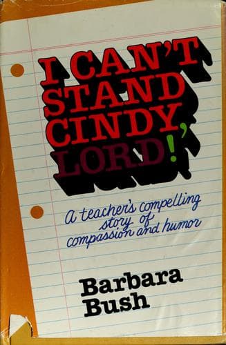 Tapa de I can't stand Cindy, Lord!