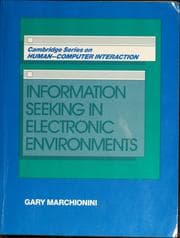 Tapa de Information seeking in electronic environments