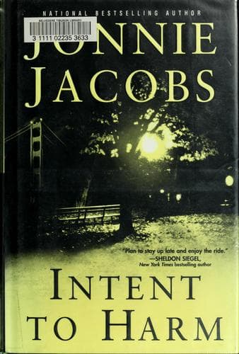 Tapa de Intent to harm