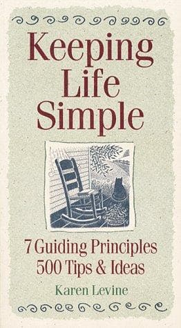 Tapa de Keeping life simple