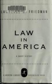 Tapa de Law in America