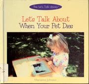 Tapa de Let's talk about when your pet dies