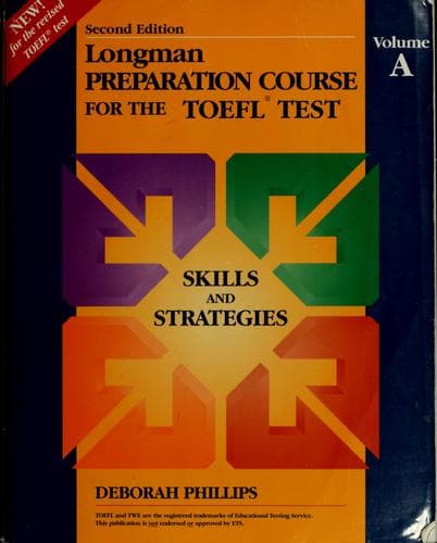 Tapa de Longman preparation course for the TOEFL test