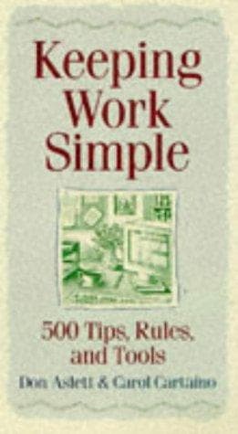 Tapa de Keeping work simple