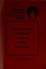 Tapa de Management information systems in the drug field
