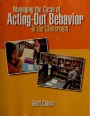 Tapa de Managing the cycle of acting-out behavior in the classroom