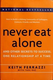 Tapa de Never Eat Alone