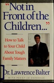 Tapa de "Not in front of the children--"
