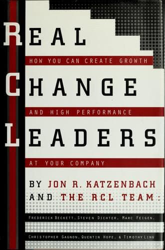 Tapa de Real change leaders