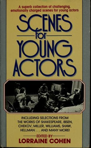 Tapa de Scenes for young actors