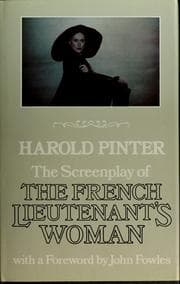 Tapa de The screenplay of The French lieutenant's woman