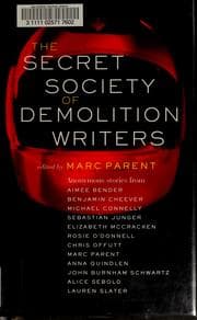 Tapa de The secret society of demolition writers