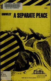 Tapa de A separate peace