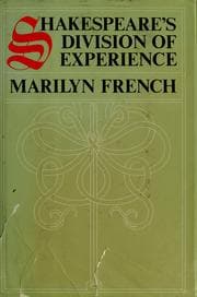 Tapa de Shakespeare's division of experience