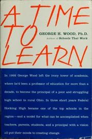 Tapa de A time to learn