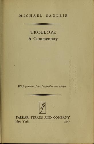 Tapa de Trollope