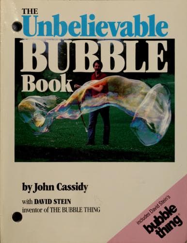 Tapa de The unbelievable bubble book