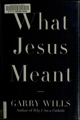 Tapa de What Jesus meant