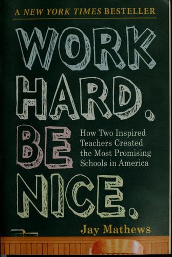 Tapa de Work hard. Be nice