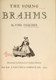Tapa de The young Brahms