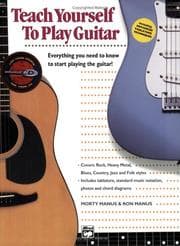 Tapa de Alfred's Teach Yourself to Play Guitar