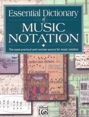 Tapa de Essential dictionary of music notation