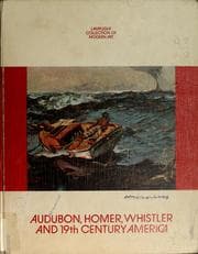 Tapa de Audubon, Homer, Whistler and nineteenth-century America
