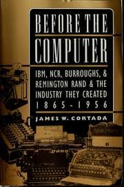 Tapa de Before the computer