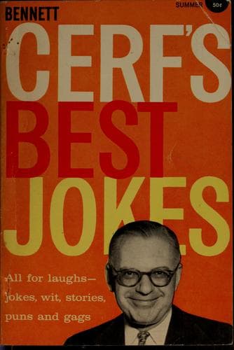 Tapa de Bennett Cerf's best jokes