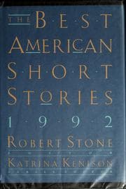 Tapa de The Best American Short Stories 1992