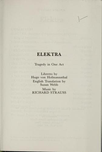 Tapa de Elektra