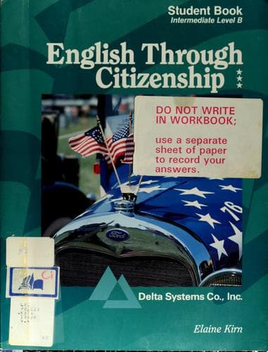 Tapa de English through citizenship