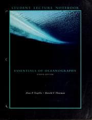 Tapa de Essentials of oceanography