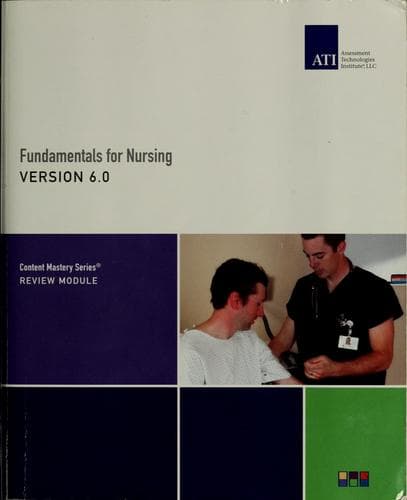 Tapa de Fundamentals for nursing