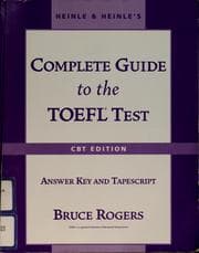 Tapa de Heinle & Heinle's complete guide to the TOEFL test