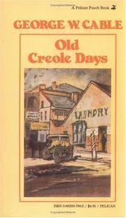 Tapa de Old Creole days