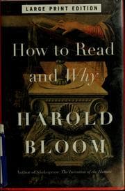 Tapa de How to read and why [lg. print]