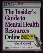 Tapa de The insider's guide to mental health resources online