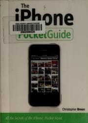 Tapa de The iPhone pocket guide