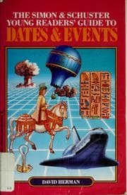 Tapa de The Julian Messner young readers' guide to dates & events