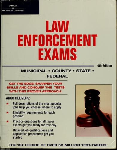 Tapa de Law enforcement exams