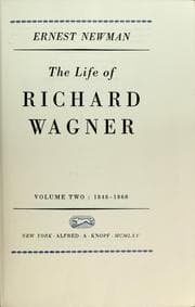 Tapa de The life of Richard Wagner